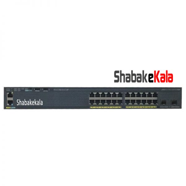 سوئیچ شبکه سیسکو 24 پورت WS-C2960X-24TD-L - شبکه کالا - shabakekala.com