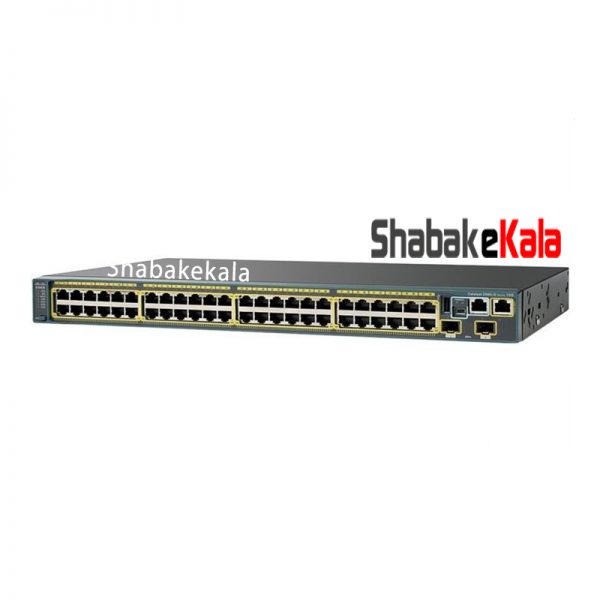 سوئیچ شبکه سیسکو 48 پورت WS-C2960X-48TS-L - شبکه کالا - shabakekala.com