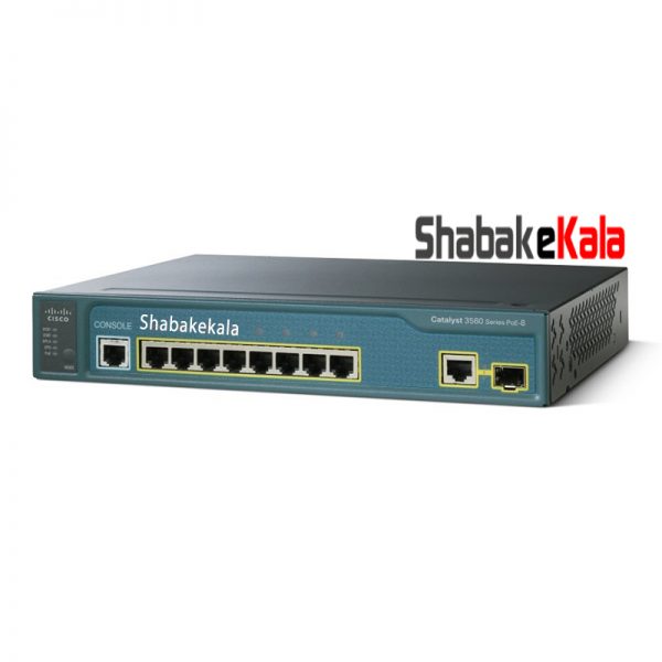 سوئیچ شبکه سیسکو 8 پورت WS-C3560-8PC-S - شبکه کالا - shabakekala.com