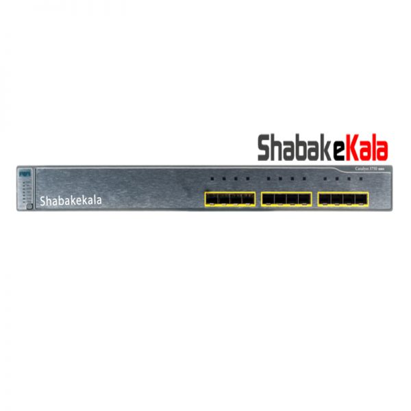 سوئیچ شبکه سیسکو 12 پورت WS-C3750G-12S-S - شبکه کالا - shabakekala.com