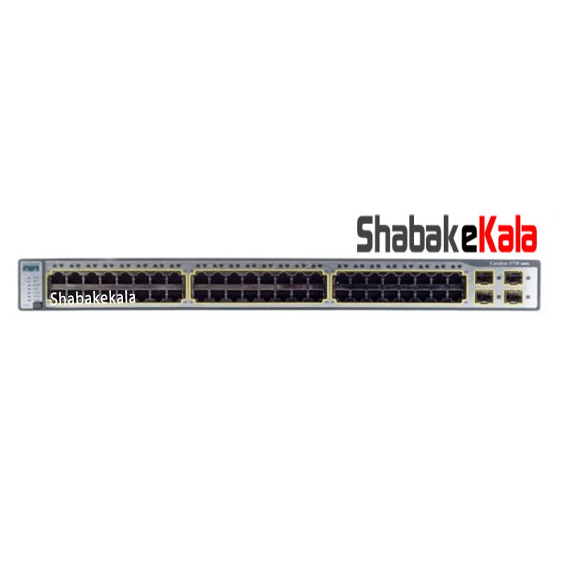 سوئیچ شبکه سیسکو 48 پورت WS-C3750G-48TS-S - شبکه کالا - shabakekala.com