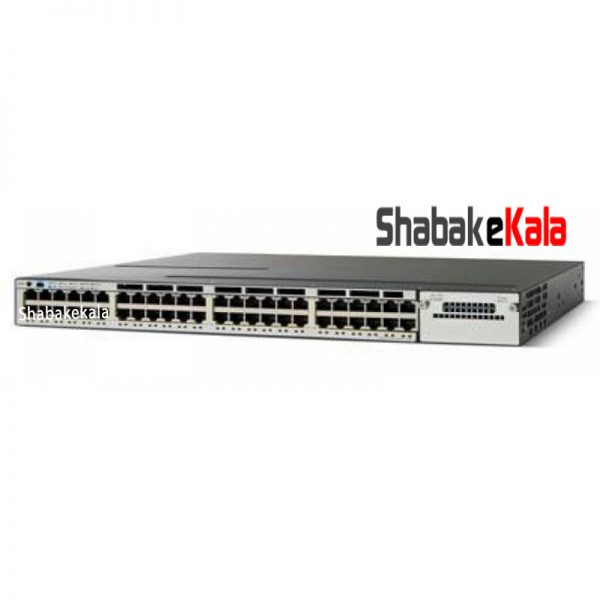 سوئیچ شبکه سیسکو 48 پورت WS-C3750X-48T-S - شبکه کالا - shabakekala.com