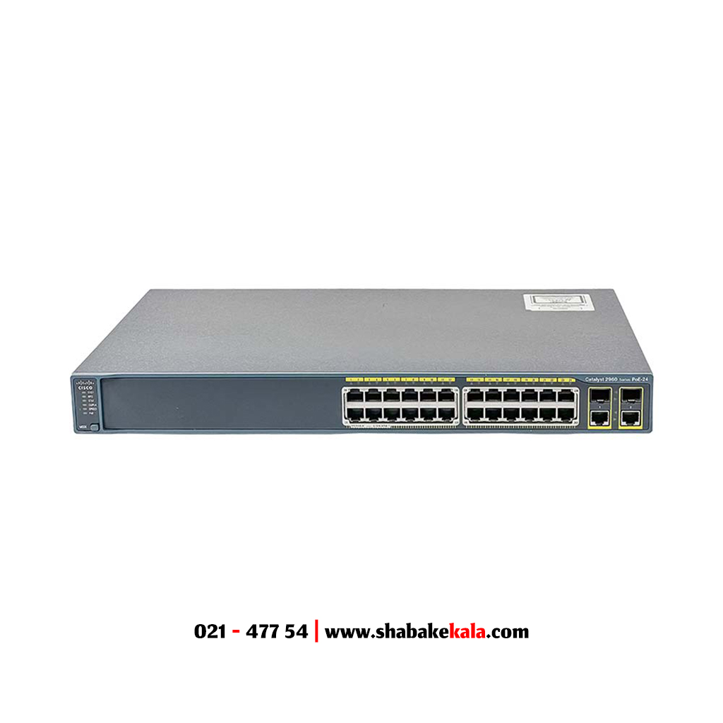 سوئیچ سیسکو مدل WS-C2960-24PC-L