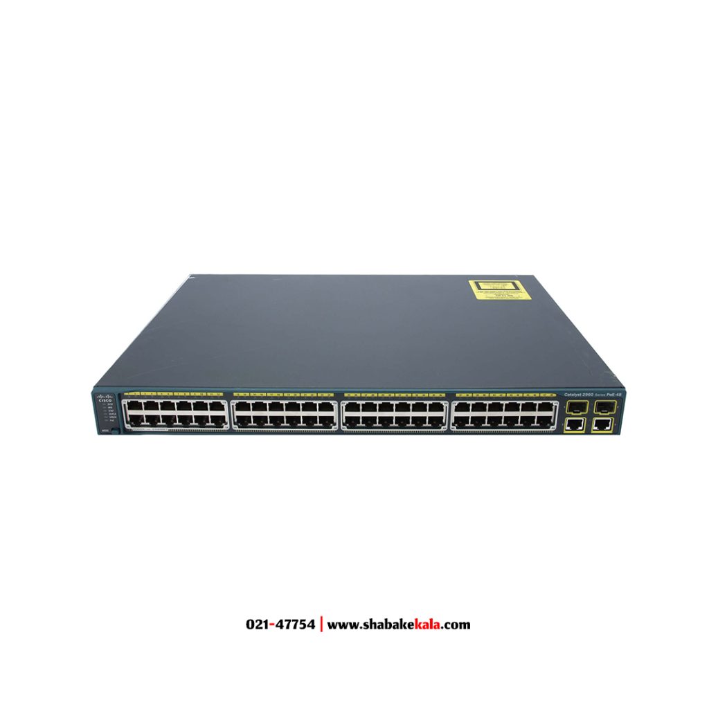 سوئیچ سیسکو مدل WS-C2960-48PST-L