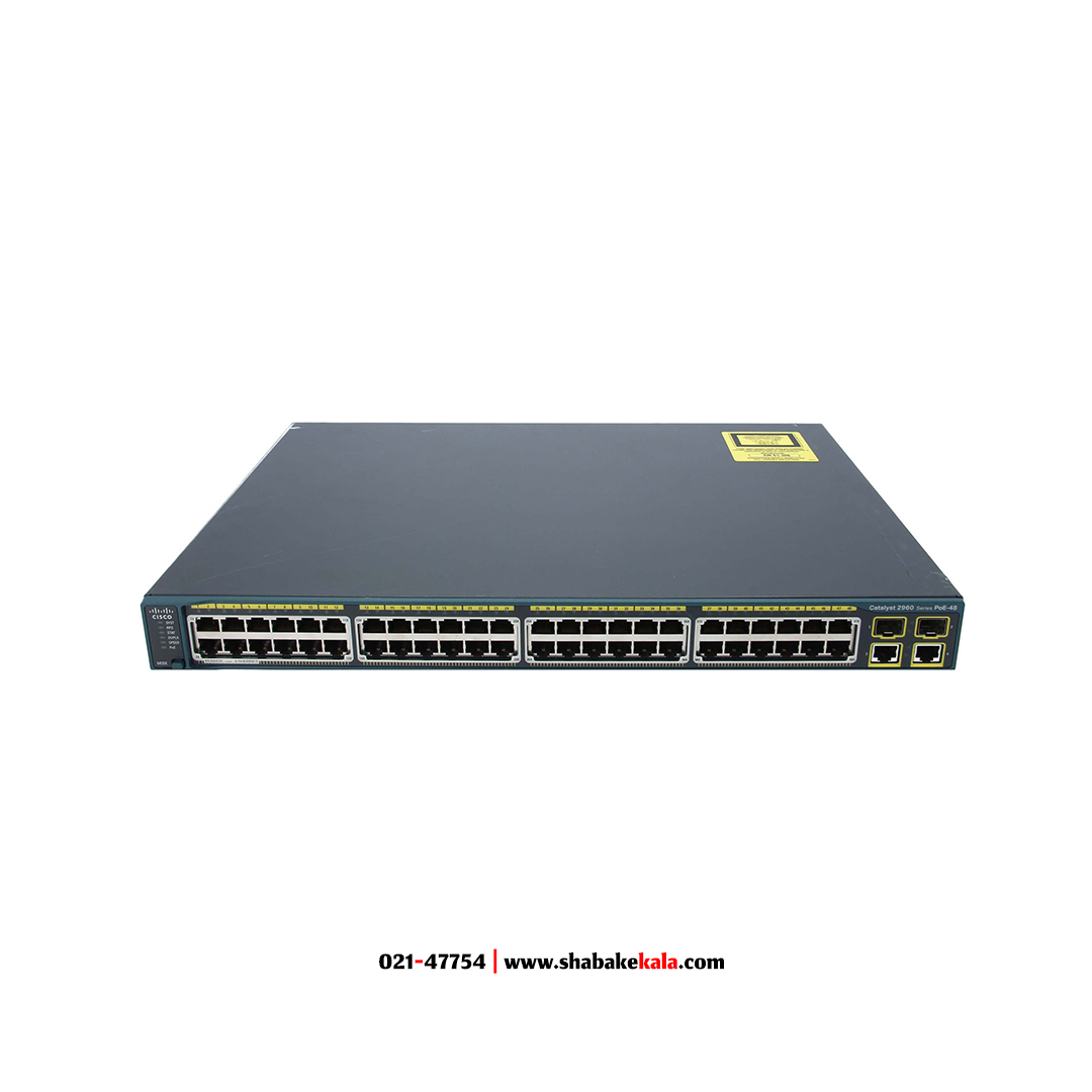 سوئیچ سیسکو مدل WS-C2960-48PST-L