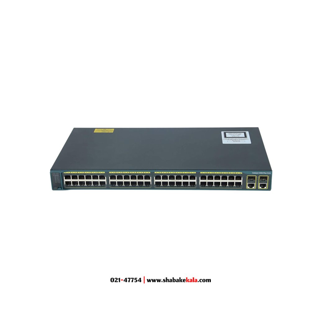 سوئیچ سیسکو مدل WS-C2960-Plus 48TC-L