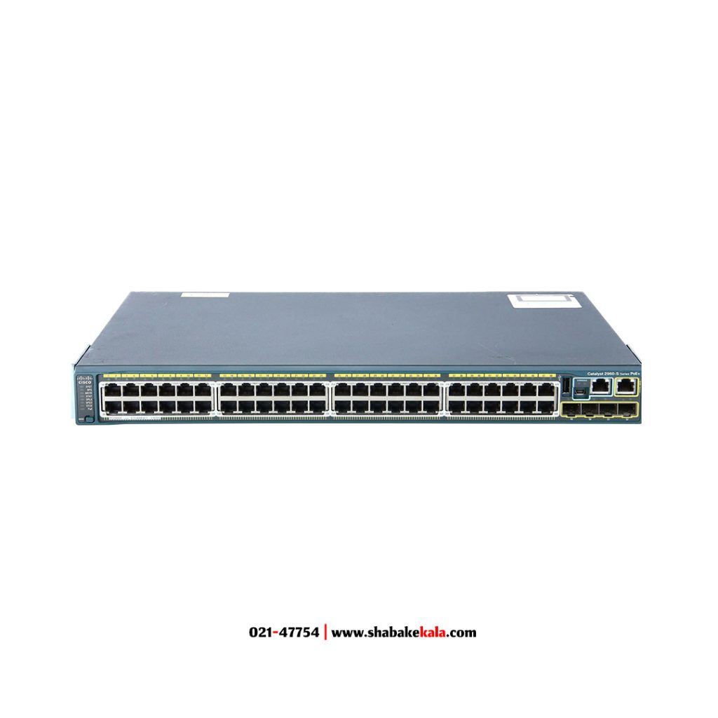 سوئیچ سیسکو مدل WS-C2960S-48FPS-L