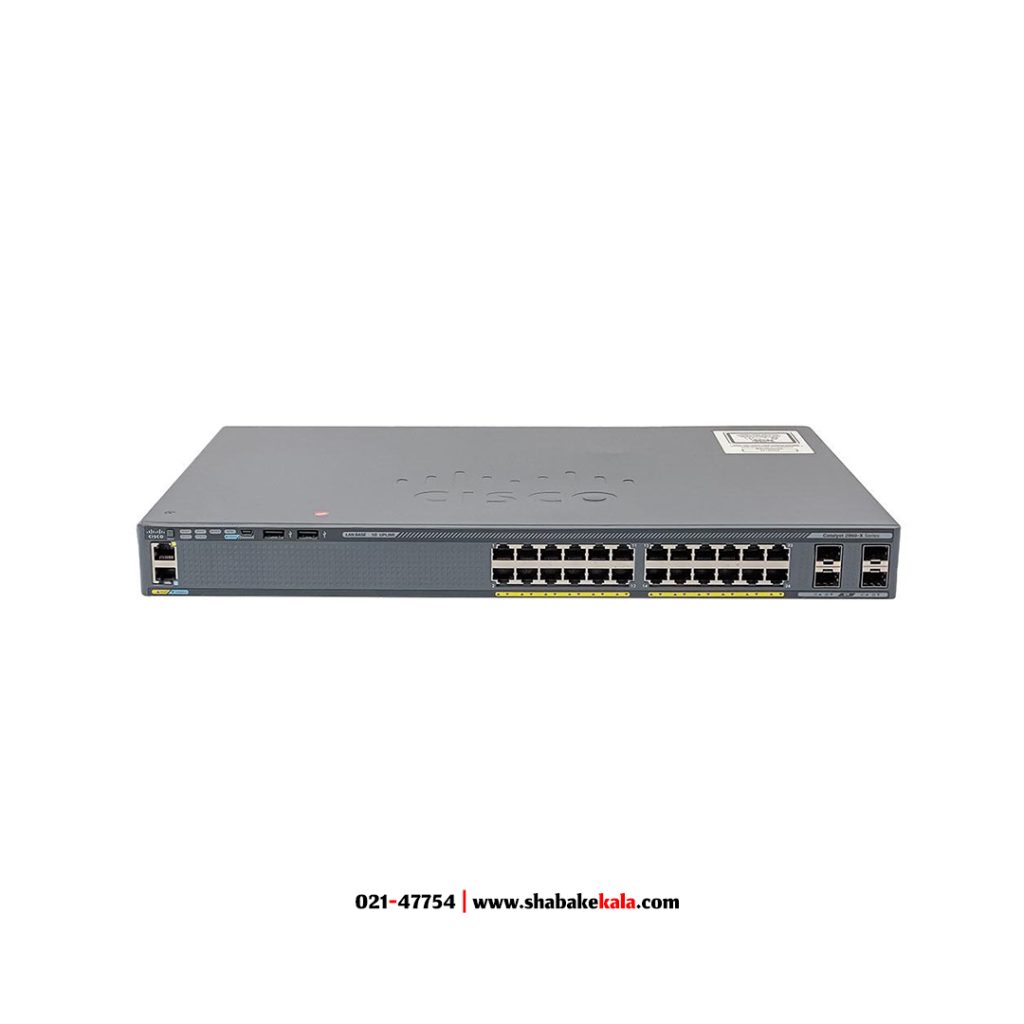سوئیچ سیسکو مدل WS-C2960X-24PS-L