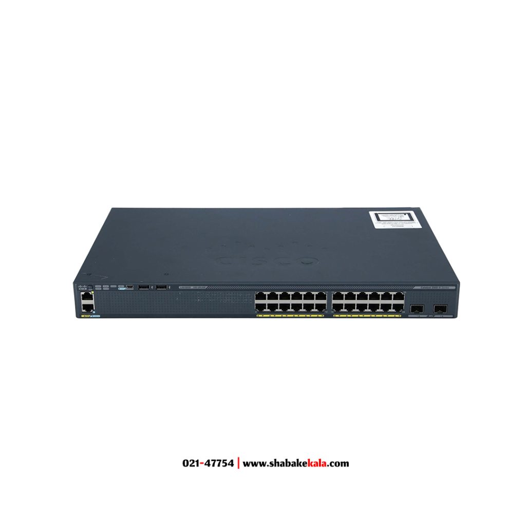 سوئیچ سیسکو مدل WS-C2960X-24TD-L