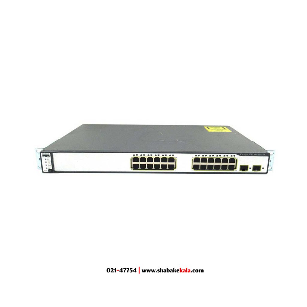 سوئیچ سیسکو مدل WS-C3750-24PS-S