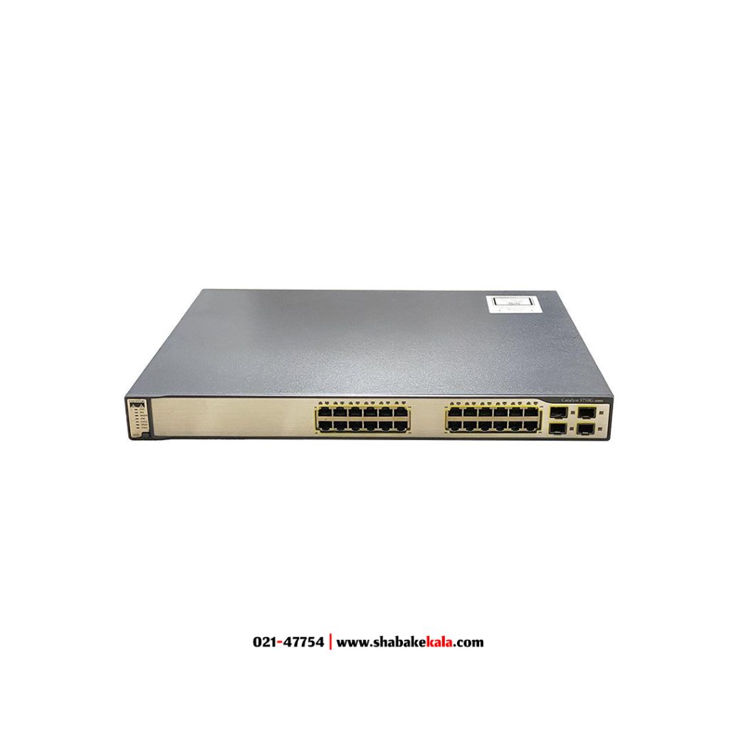سوئیچ سیسکو مدل WS-C3750G-24TS-S1U