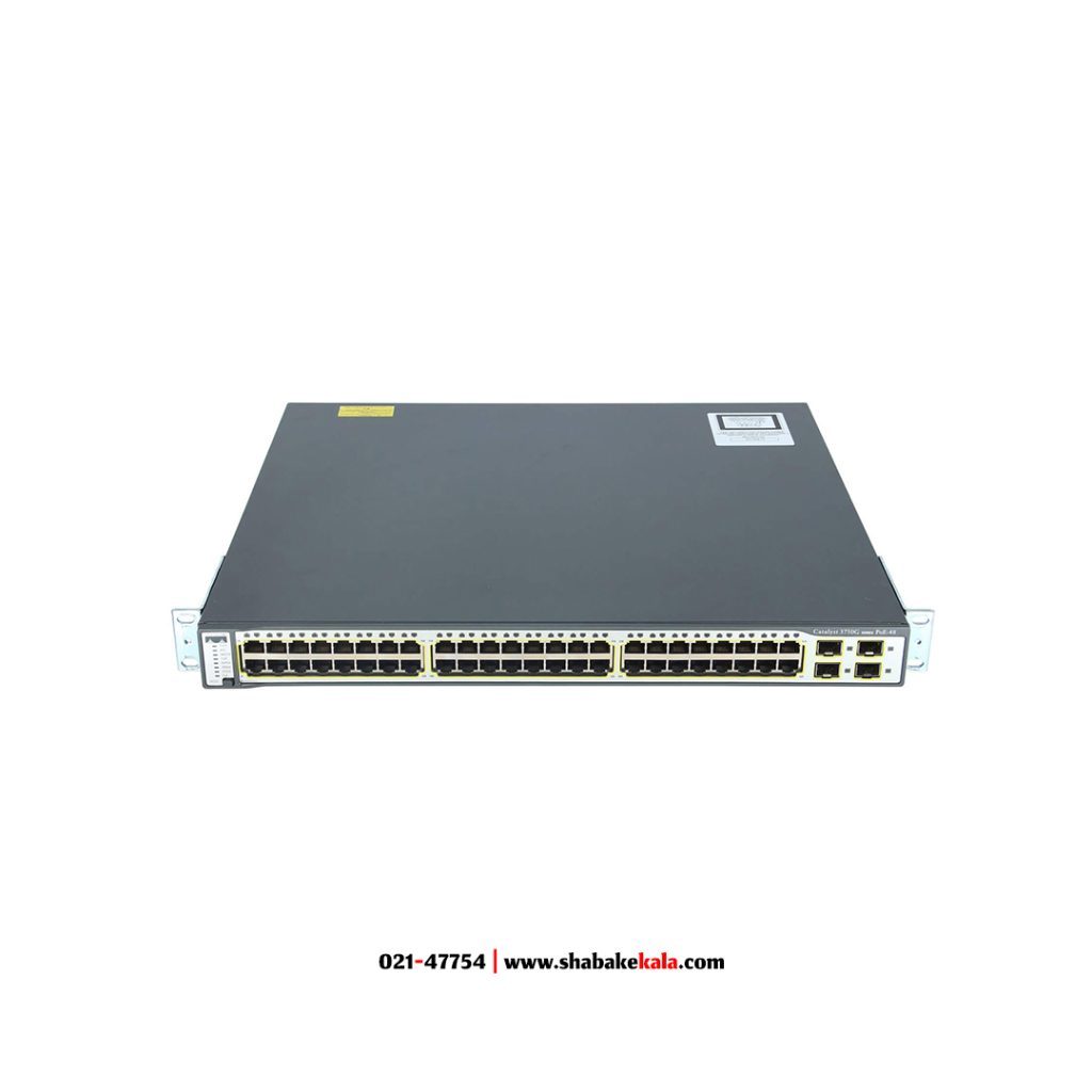 سوئیچ سیسکو مدل WS-C3750G-48PS-S
