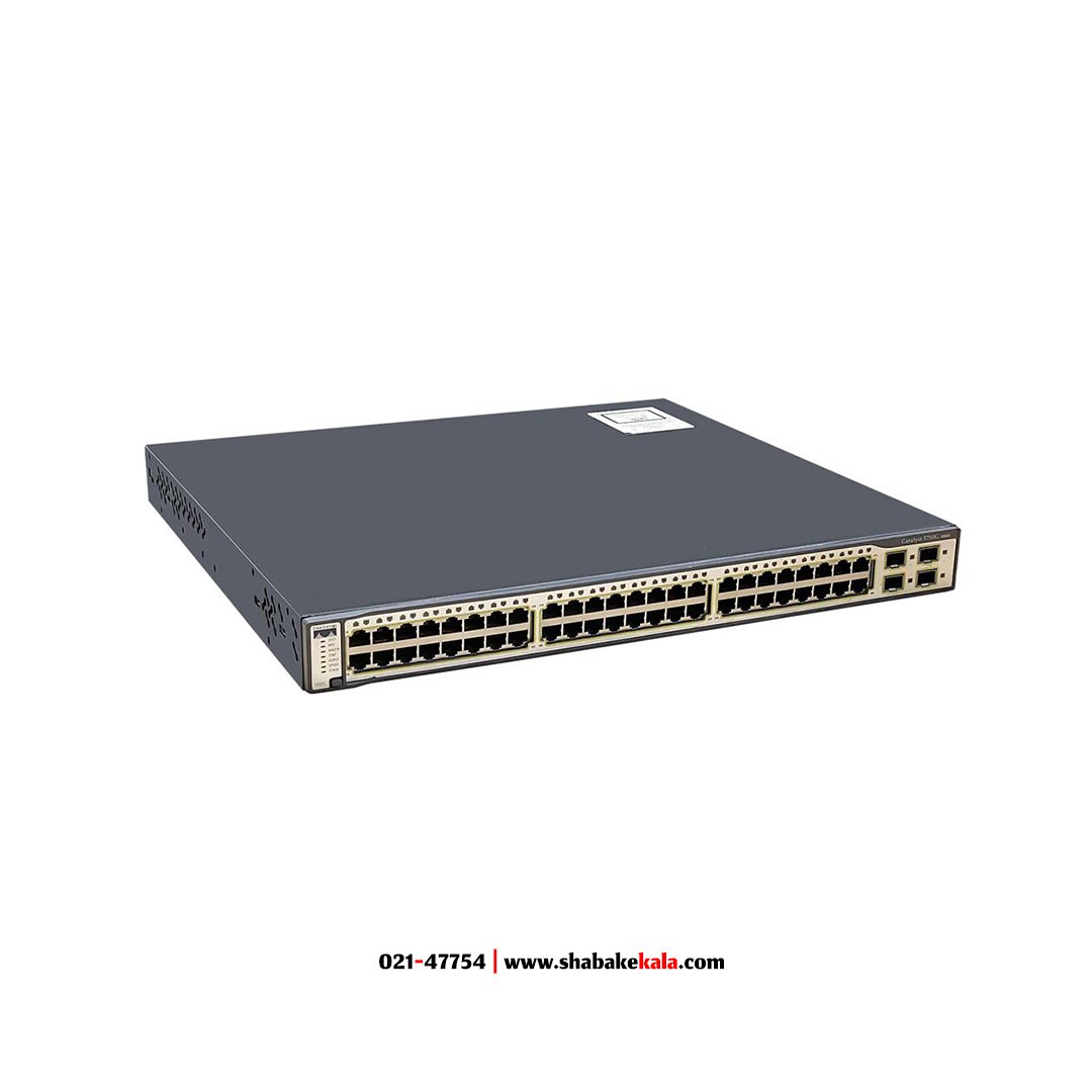 سوئیچ سیسکو مدل WS-C3750G-48TS-S