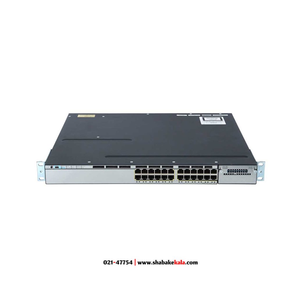 سوئیچ سیسکو مدل WS-C3750X-24P-S