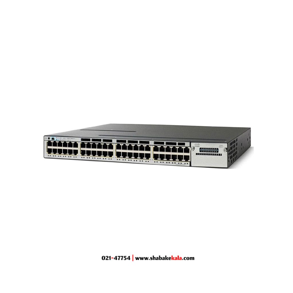 سوئیچ سیسکو مدل WS-C3750X-48PF-S