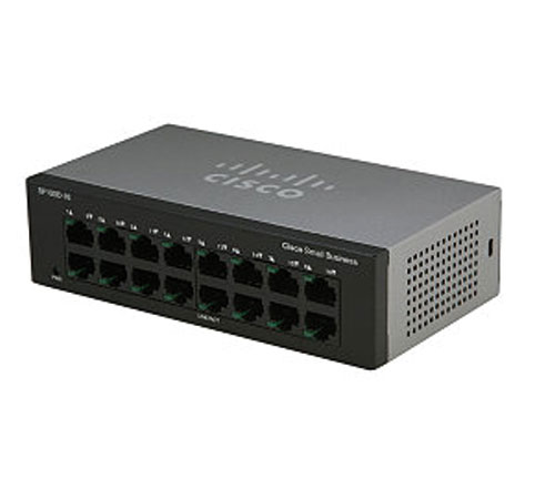 سوئیچ 16 پورت سیسکو Cisco SF100D-16P - شبکه کالا