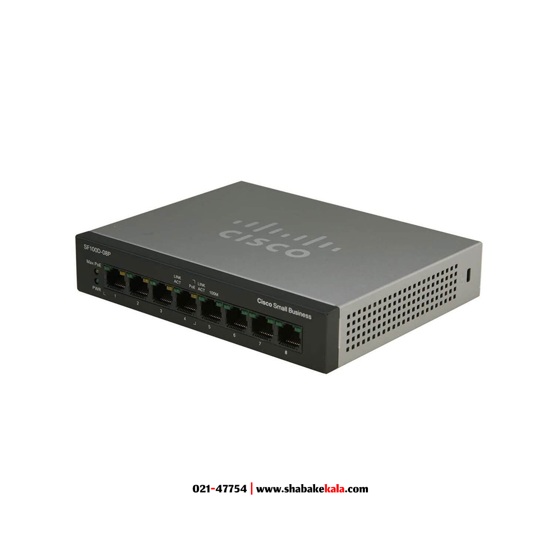 سوئیچ سیسکو مدل SF100D-08P-EU