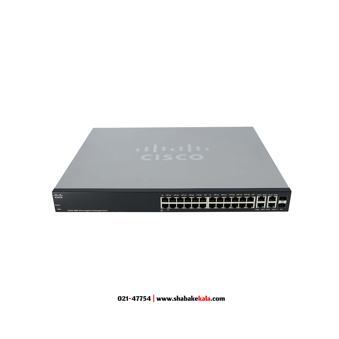 سوئیچ سیسکو مدل SG300-28MP