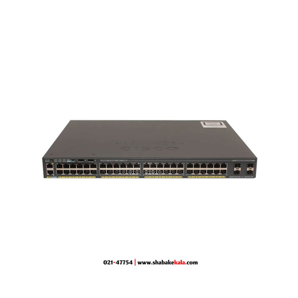 سوئیچ سیسکو مدل WS-C2960X-48LPS-L
