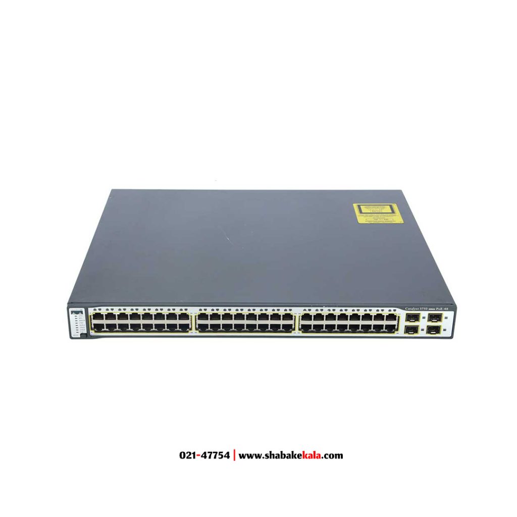 سوئیچ سیسکو مدل WS-C3750-48PS-S