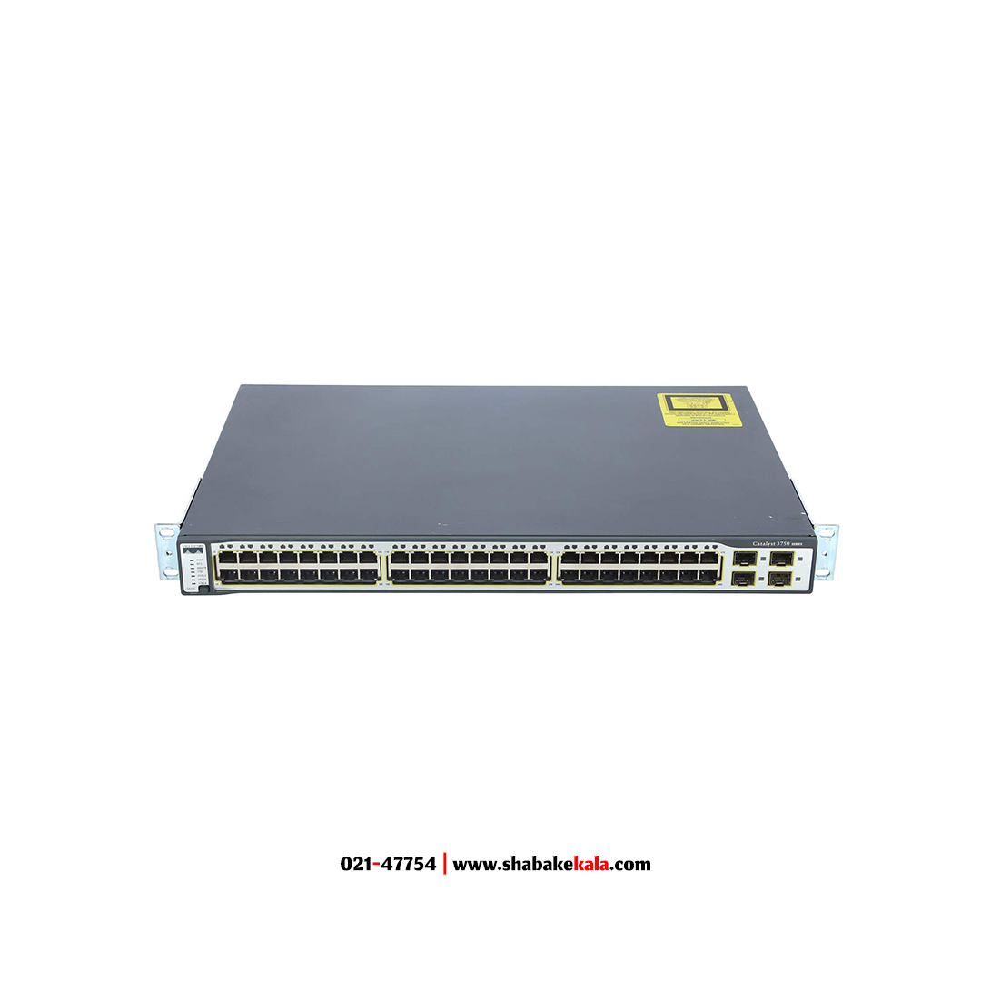 سوئیچ سیسکو مدل WS-C3750-48TS-S