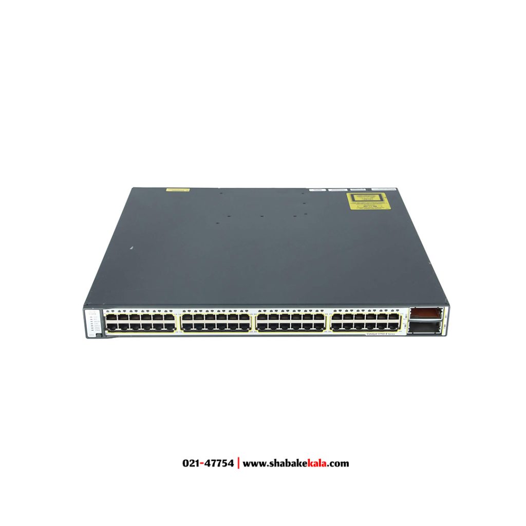 سوئیچ سیسکو مدل WS-C3750E-48PD-S