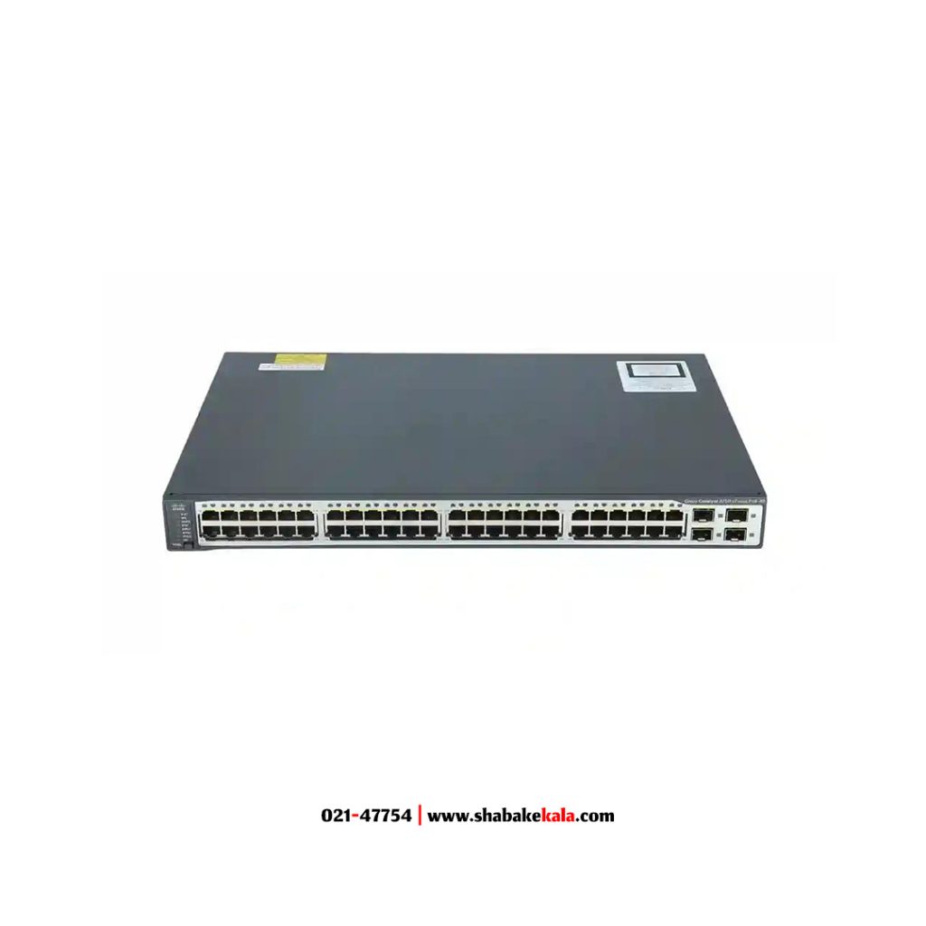 سوئیچ سیسکو مدل WS-C3750V2-48PS-S