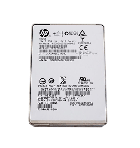 حافظه اس اس دی سرور اچ پی HPE SSD 2.5″ 920GB - شبکه کالا