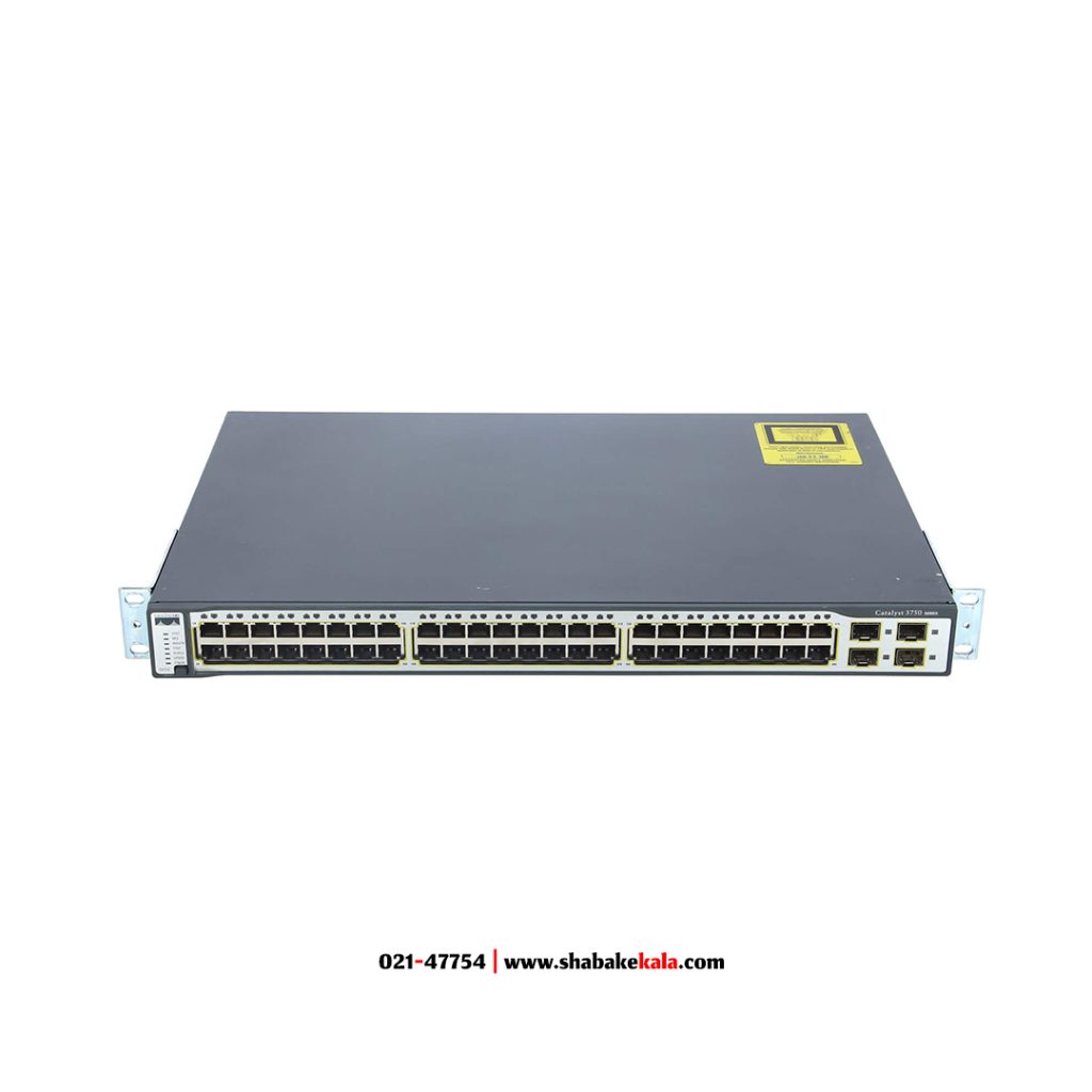 سوئیچ سیسکو مدل WS-C3750-48TS-S