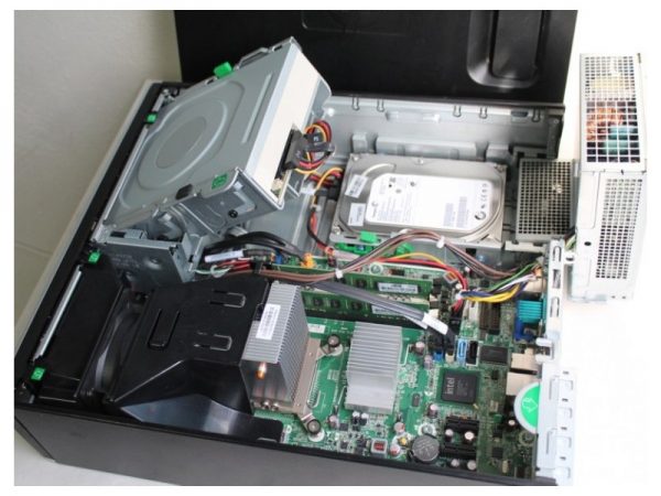 کیس استوک HP Compaq 8000 Elite پردازنده Core 2 Duo سایز مینی - -شبکه کالا