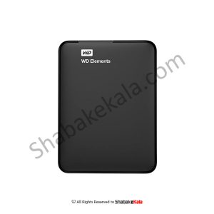 هارد اکسترنال وسترن دیجیتال مدل Elements ظرفیت 2 ترابایت