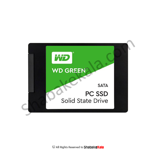 هارد SSD وسترن دیجیتال مدل GREEN WDS240G1G0A ظرفیت 240 گیگابایت - شبکه کالا - shabakekala.com