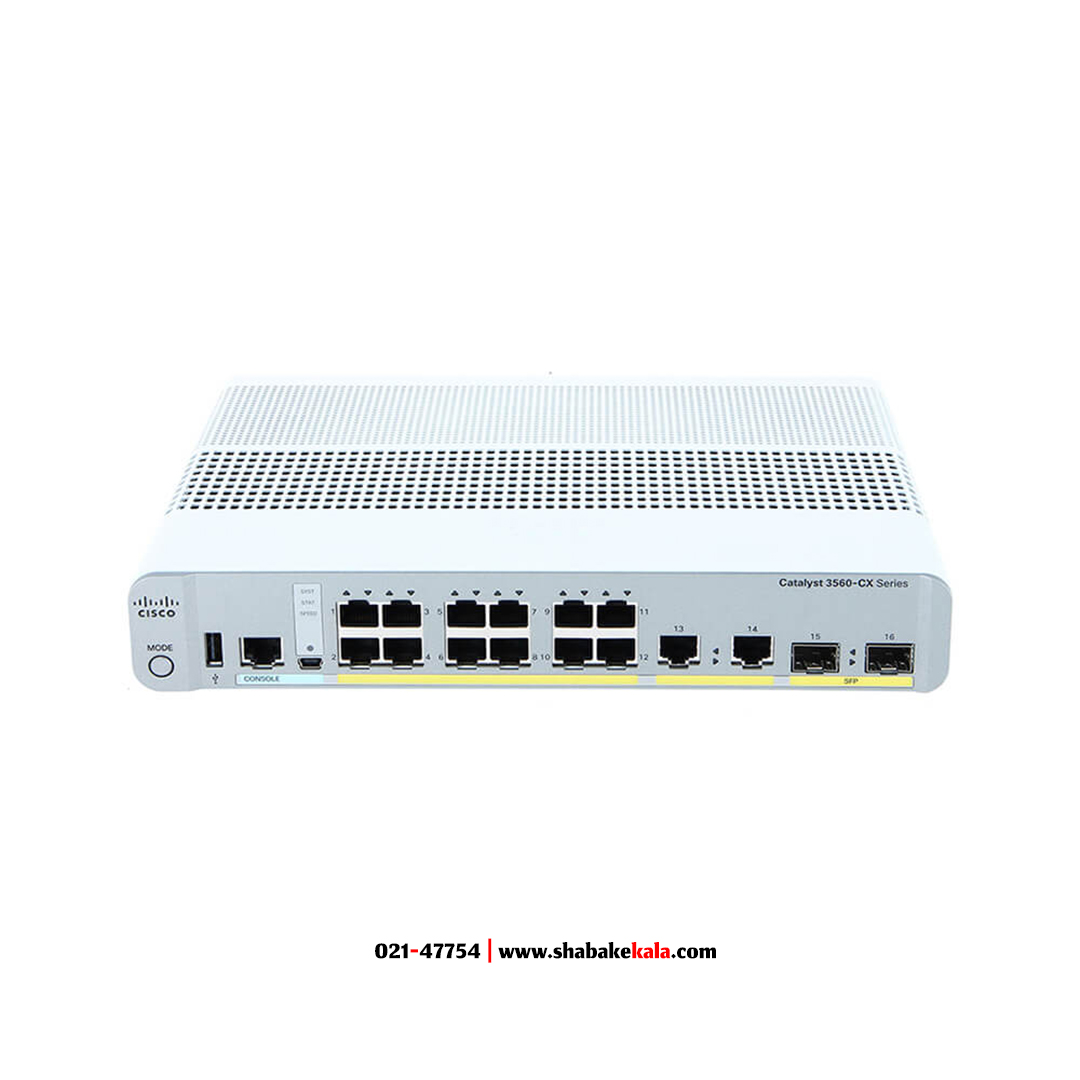 سوئیچ سیسکو مدل WS-C3560CX-12PC-S