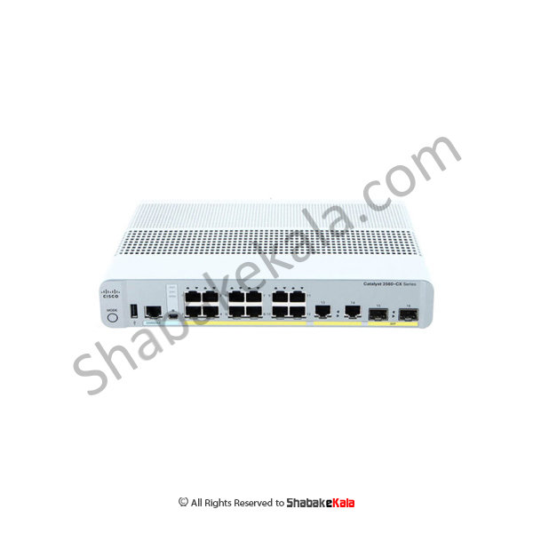 سوئیچ سیسکو مدل WS-C3560CX-12PC-S - شبکه کالا - shabakekala.com