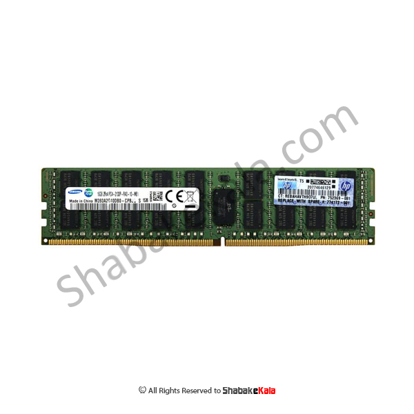 رم سرور HP 16GB DDR4-2133 - شبکه کالا - shabakekala.com