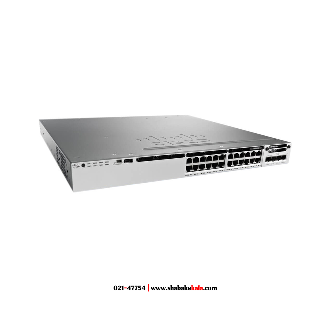 سوئیچ سیسکو مدل WS-C3850-24P-S