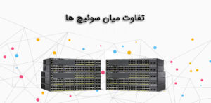 تفاوت میان سوئیچ ها - شبکه کالا - shabakekala.com