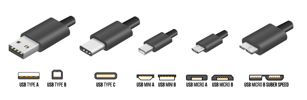 تفاوت میان USB Type-A و USB Type-B 