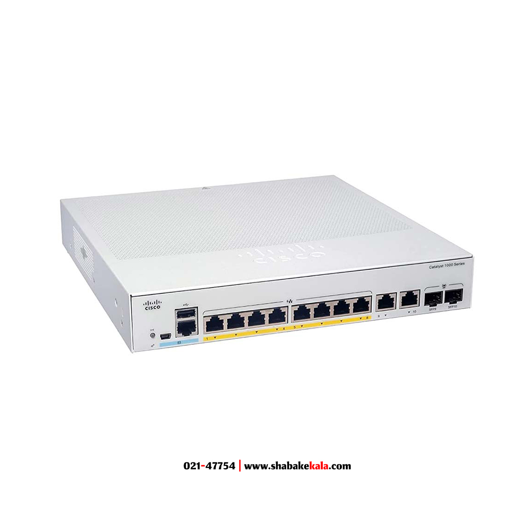 سوئیچ سیسکو مدل C1000-8P-2G-L