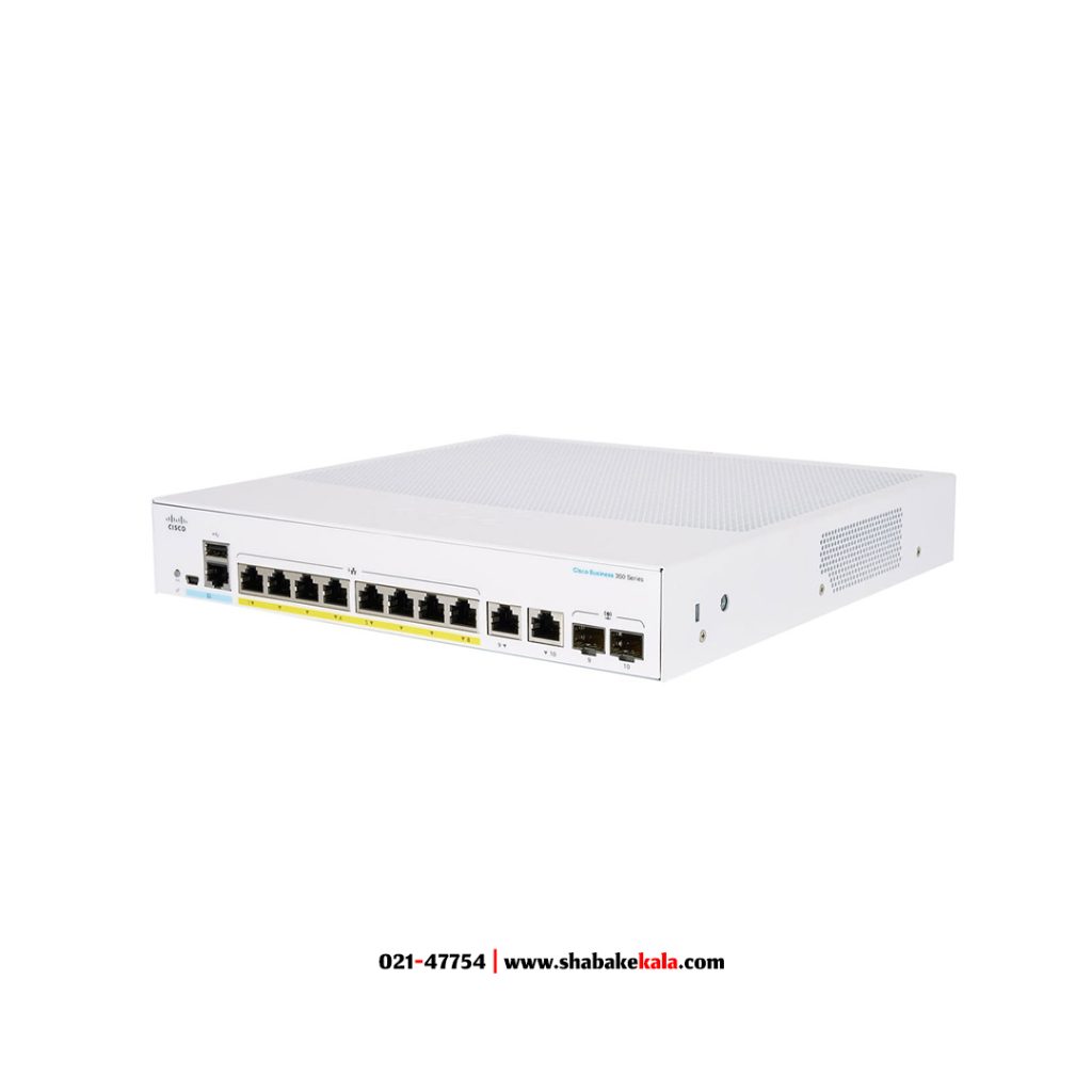سوئیچ سیسکو مدل CBS350-8FP-2G