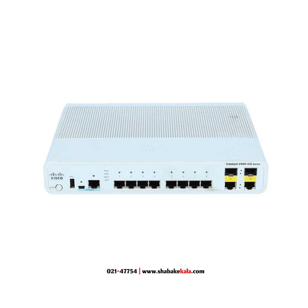 سوئیچ سیسکو مدل WS-C2960CG-8TC-L