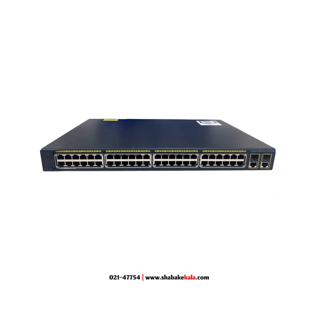 سوئیچ سیسکو مدل WS-C2960Plus-48PST-S