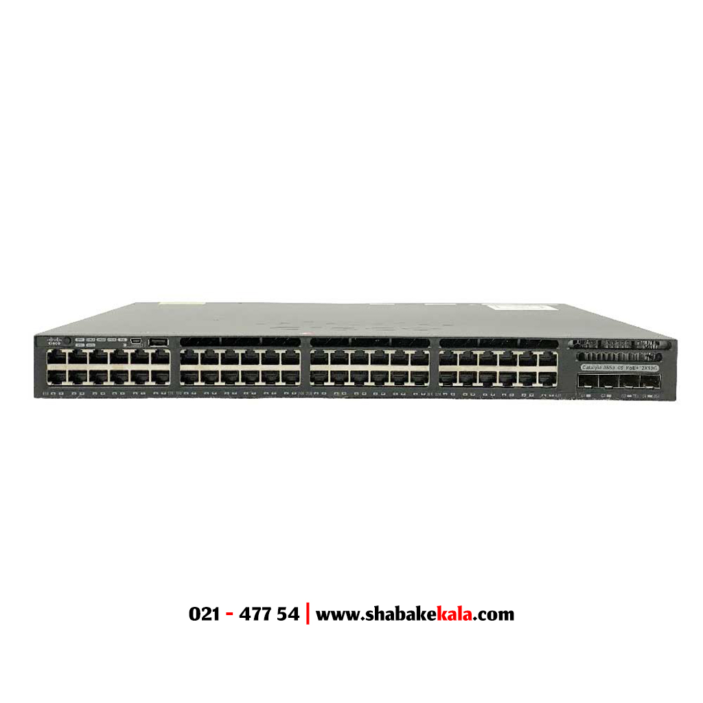 سوئیچ سیسکو مدل WS-C3650-48FS-E