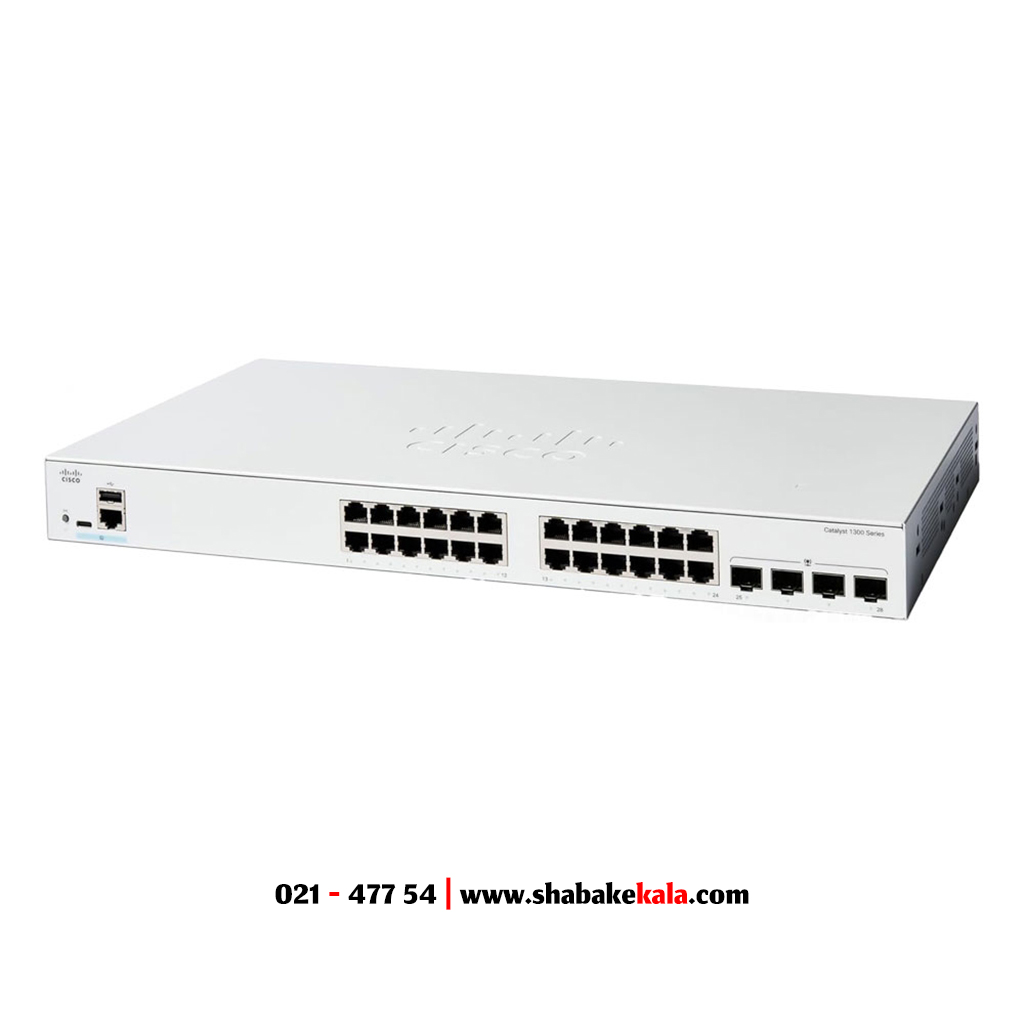 سوئیچ سیسکو مدل C1300 24T-4G